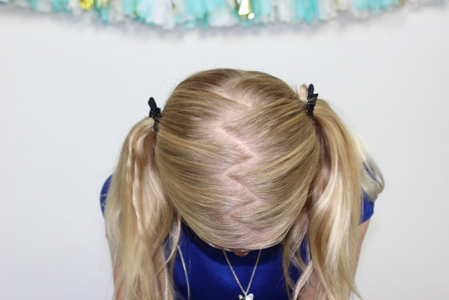 ZIG ZAG PONYTAIL & SPAGHETTIS TUTORIAL